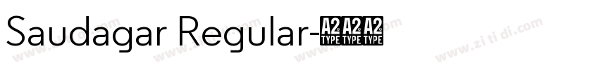 Saudagar Regular字体转换